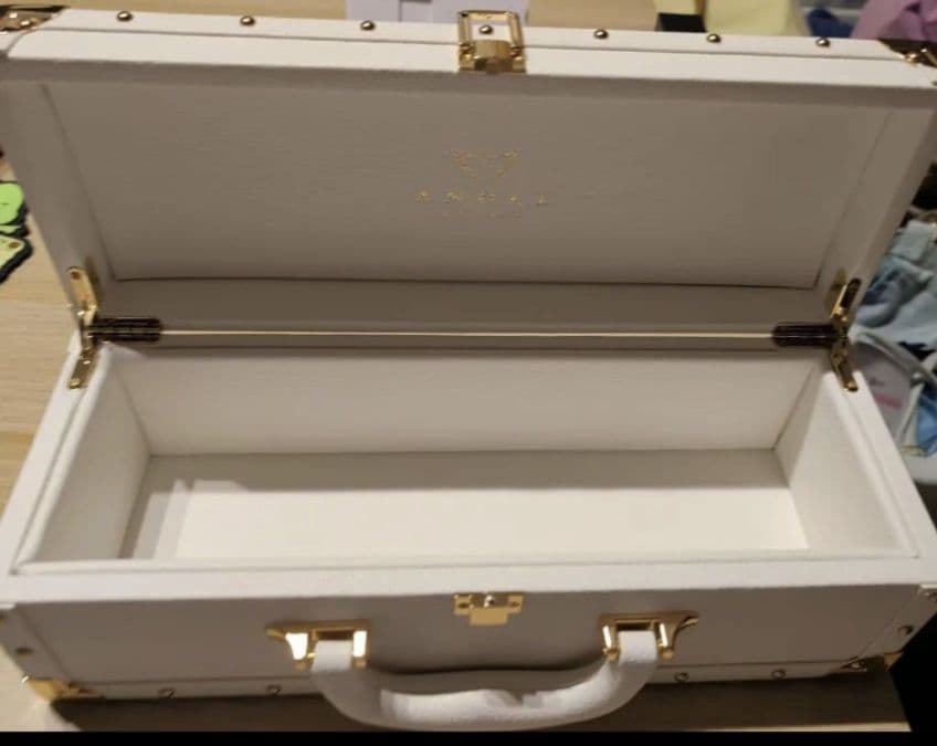 エンジェル シャンパン 空箱 ケース ホワイト ゴールド ANGEL