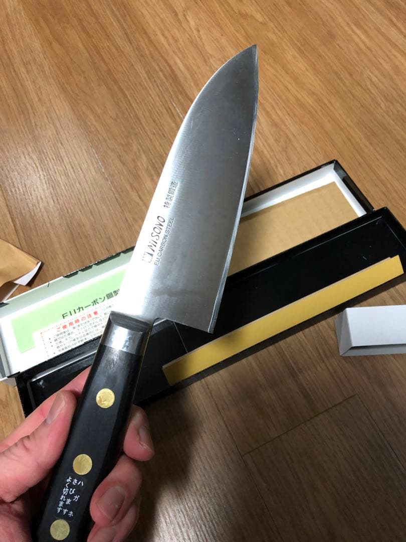 新品Misono(ミソノ) EU・カーボン鋼 洋出刃 No.150/16.5cm