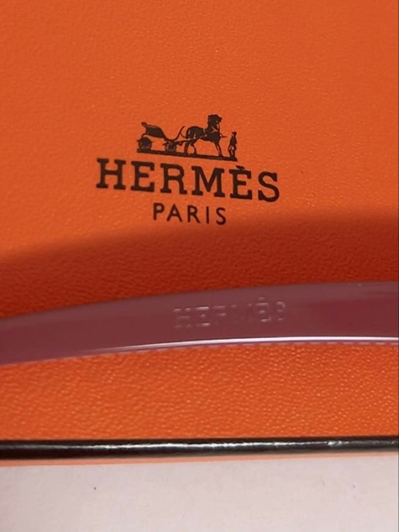 エルメス　HERMES バッファローホーン　髪留め　かんざし　ヘアアクセサリー