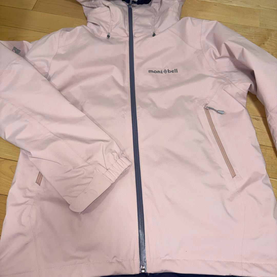 モンベル パウダースノーパーカー L ピンク