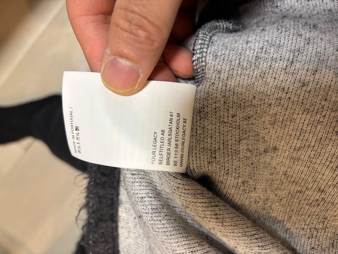 トップス Our legacy SHRUNKEN FULLZIP POLO 50