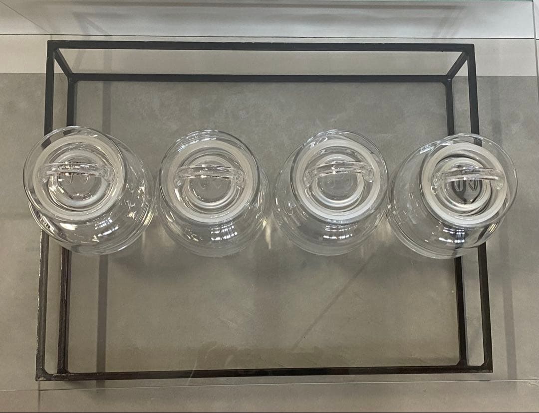 新品　4個 ローゼンダールコペンハーゲンキャニスター1/4L