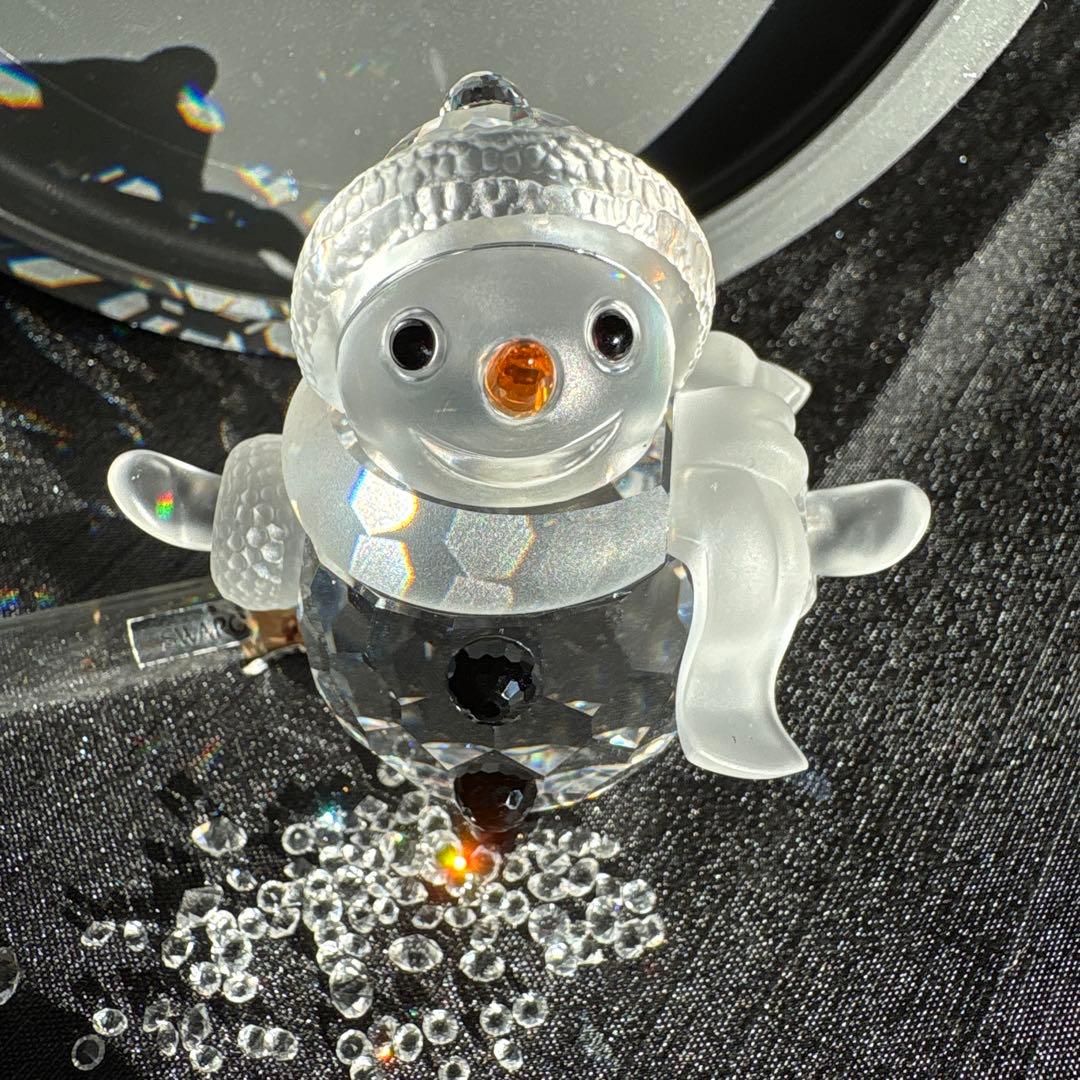 スワロフスキー　クリスタル　スノーマン　フィギュア