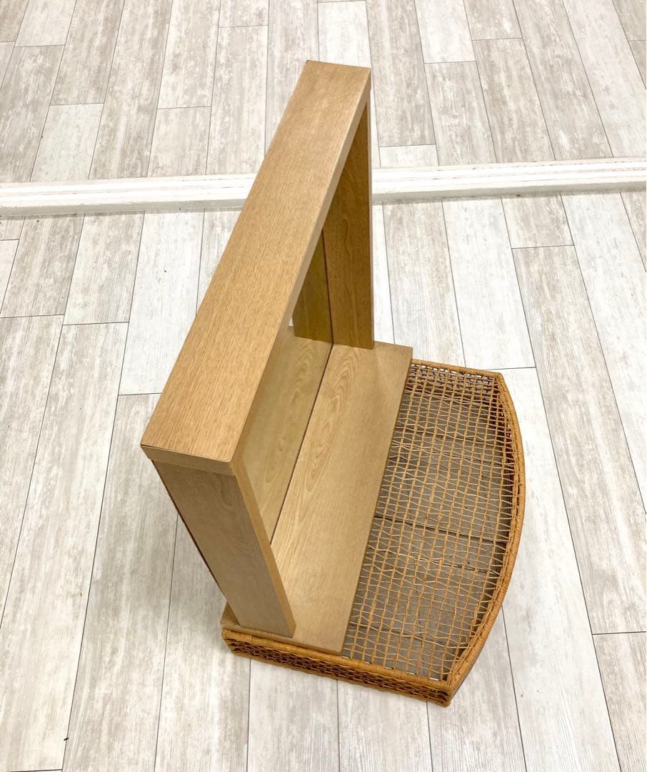 直接手渡し！アジアンウッド×ラタン セパレート ドレッサー