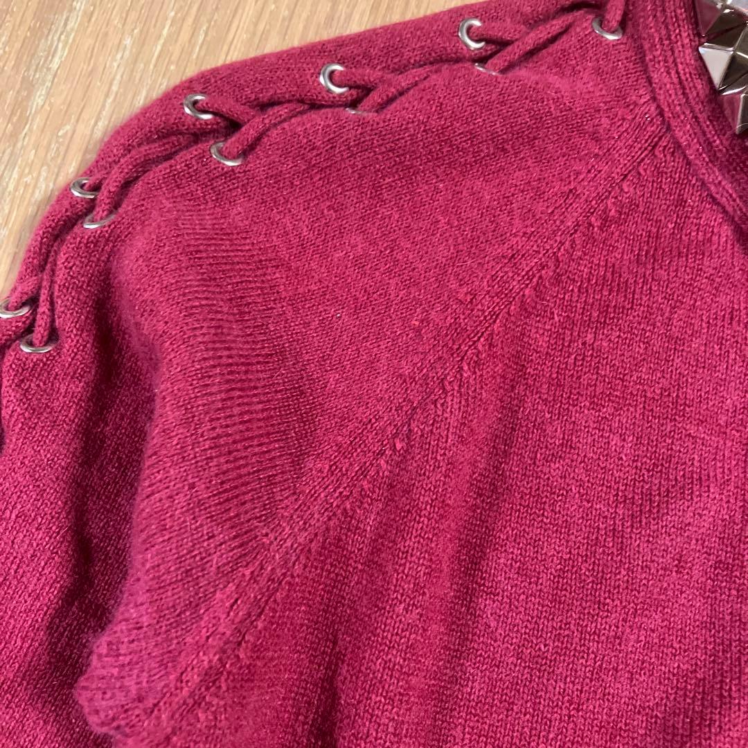 楽一番公式アカウント05です。ヒステリックグラマー　スタッズ付き　ピンク