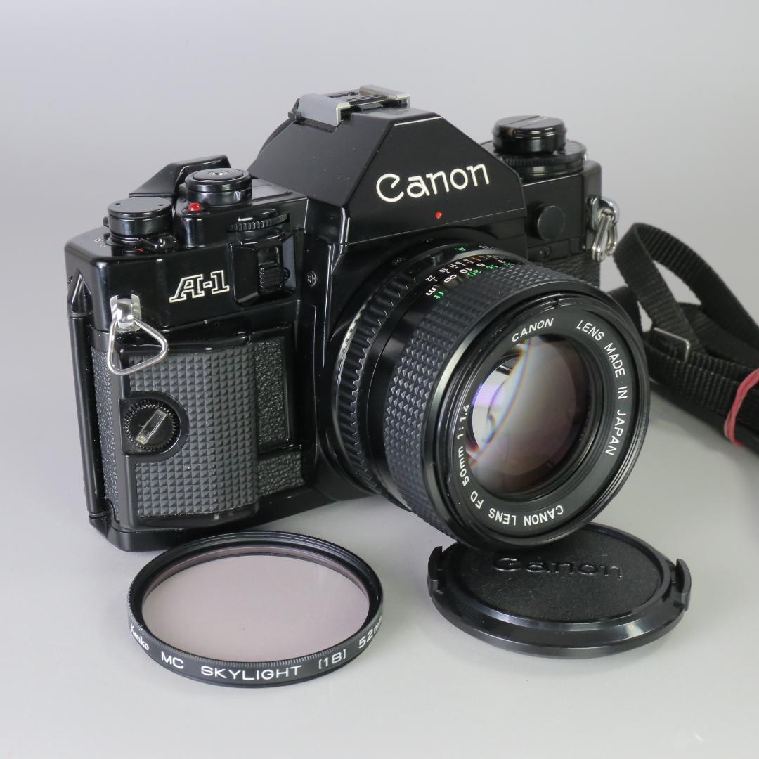 ☆美品！！☆完全動作 Canon A-1 50mm F1.4 ＃215
