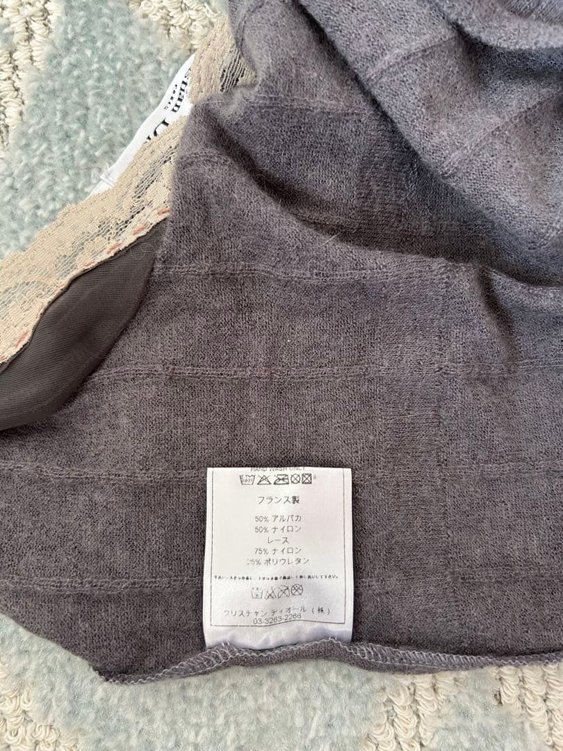 Christian Dior グレー キャミソール 38