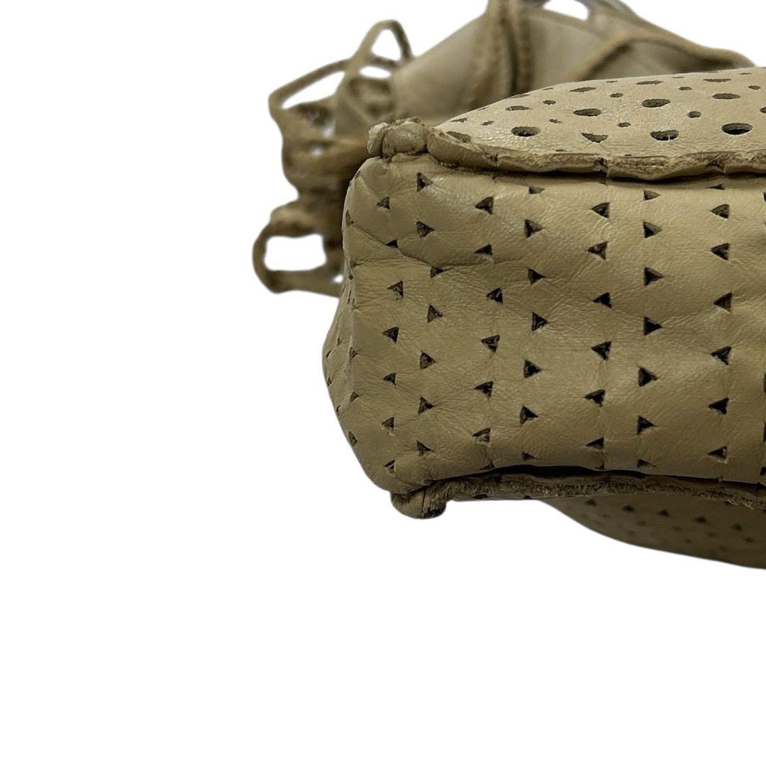 JEAN PAUL GAULTIER ショルダーバッグ 本革 フリンジ