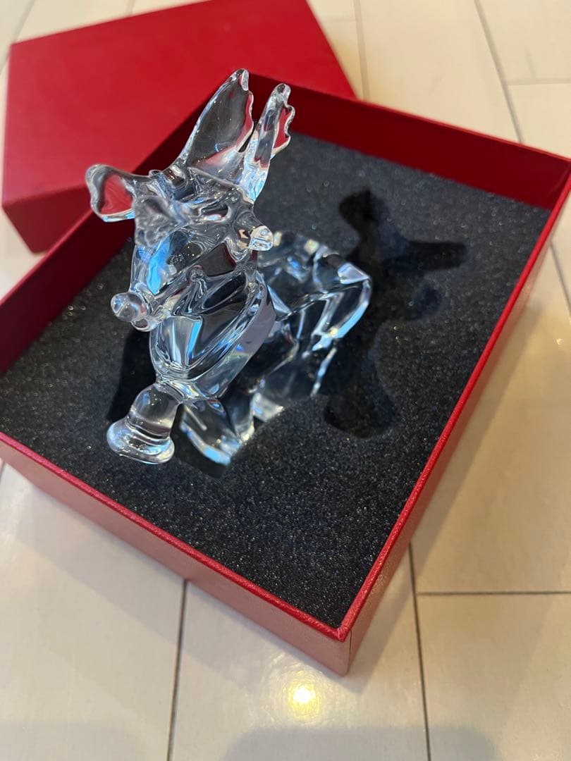 バカラ　 クリスタル トナカイ 置物　ノエル　フィギュリン　クリスマス