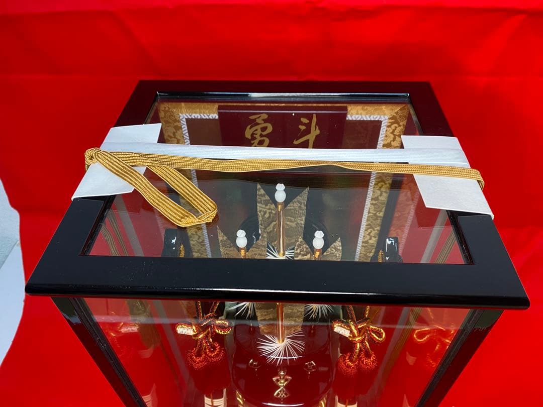 破魔弓　ガラスケース１５号・間口約２８×奥行約２４×高さ約５０㎝