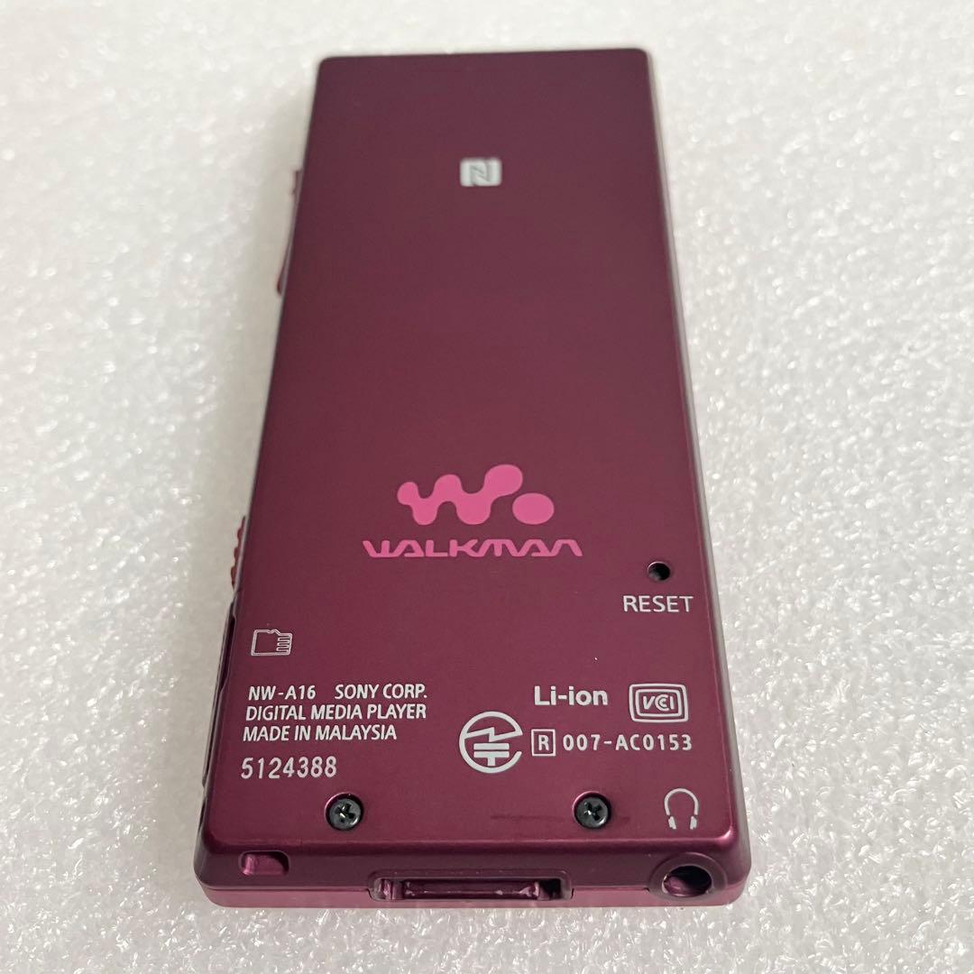 【ディスプレイ　バッテリ良好】　ソニー　ウォークマン　NW-A16 32GB ピ
