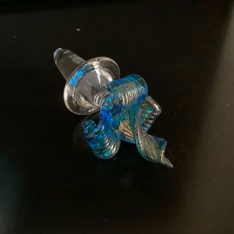 ベネチアンガラス　イタリア　大型　ムラーノガラス　ボトル H26cm