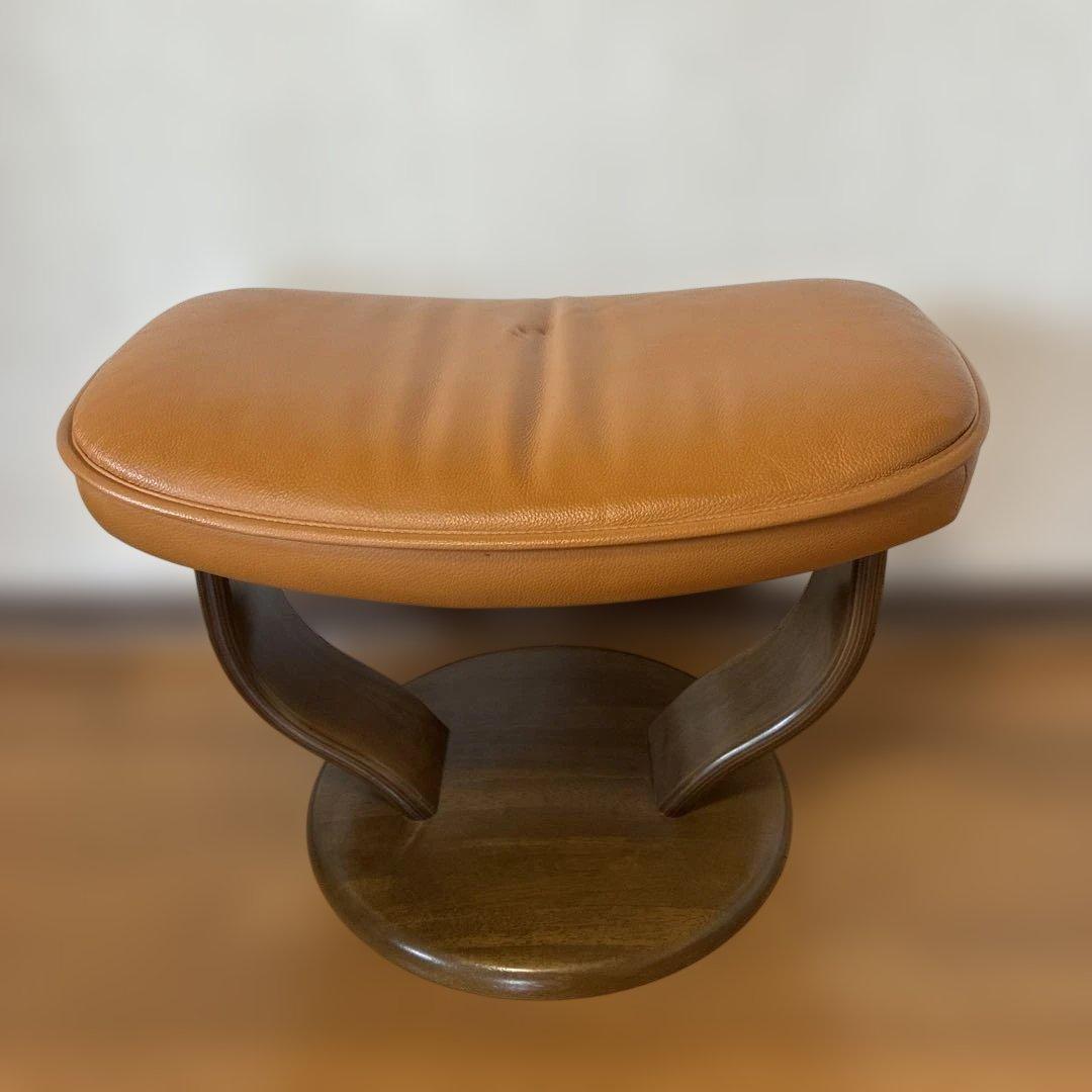 karimoku(カリモク家具) 本革 オットマン ② RT5106