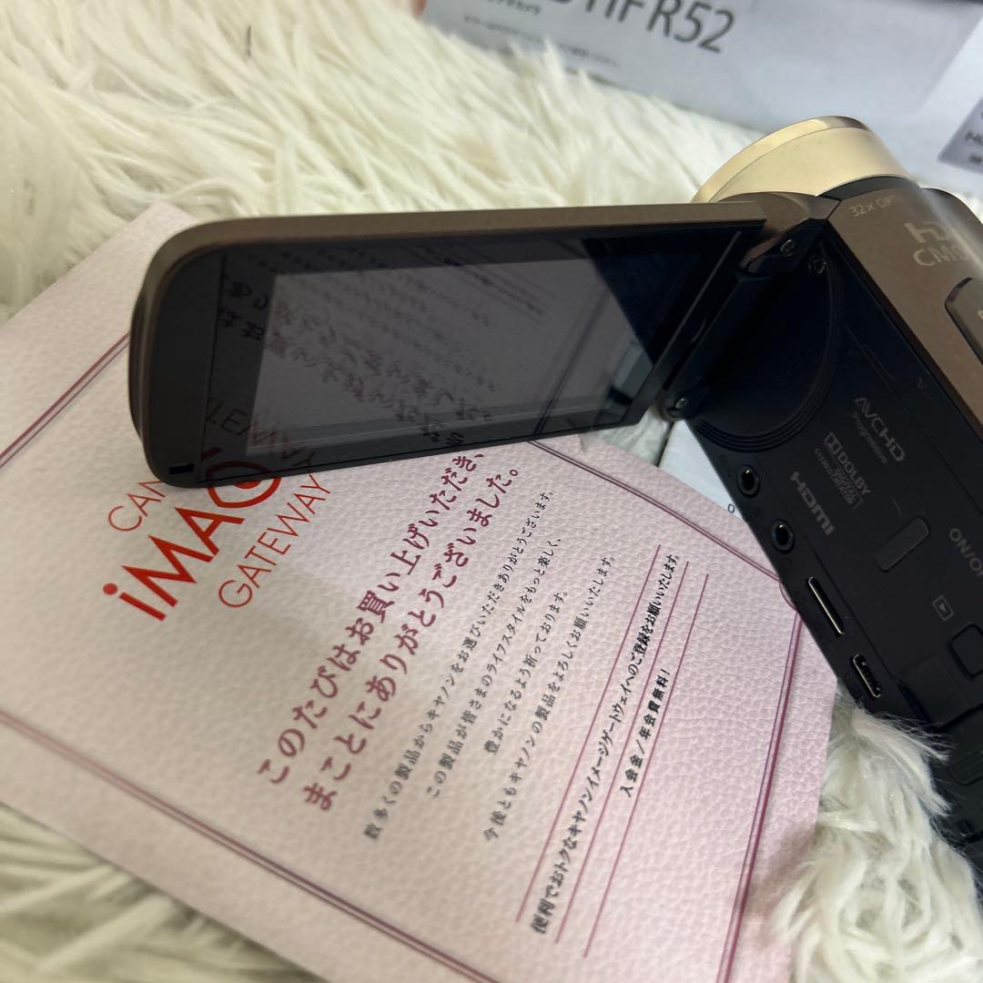 【美品】Canon iVIS HF R52 ビデオカメラ 本体　付属品