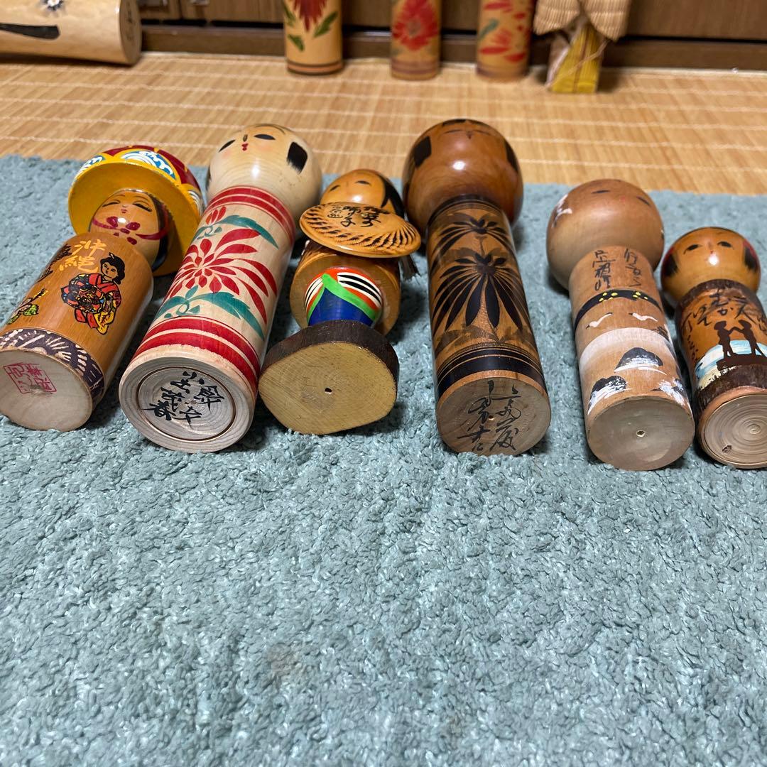 木製こけし人形 約32体 コレクション