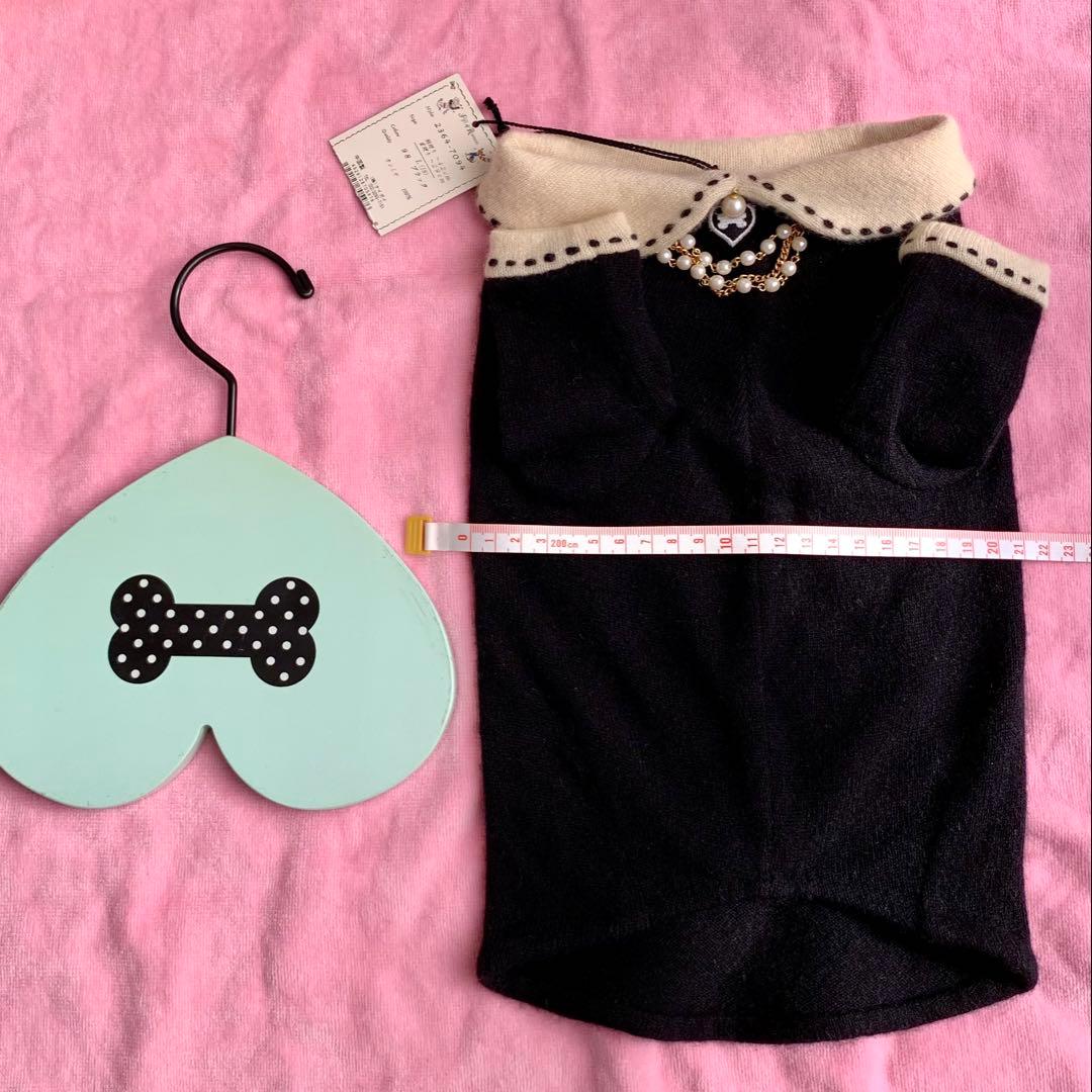 訳あり未使用Fifi&Romeo3連ネックレスカシミヤニットハンガー付セーターL