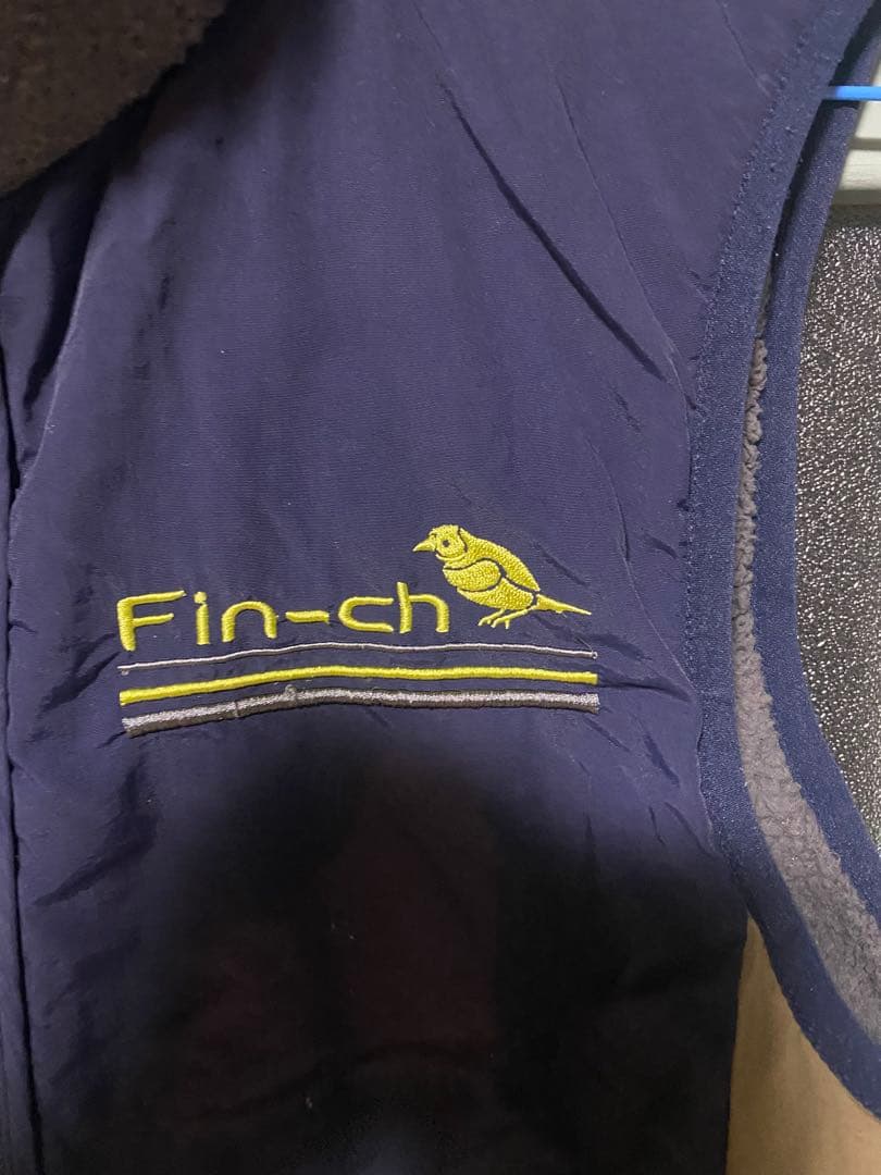 フィンチ　ビダ フリースベスト グレー