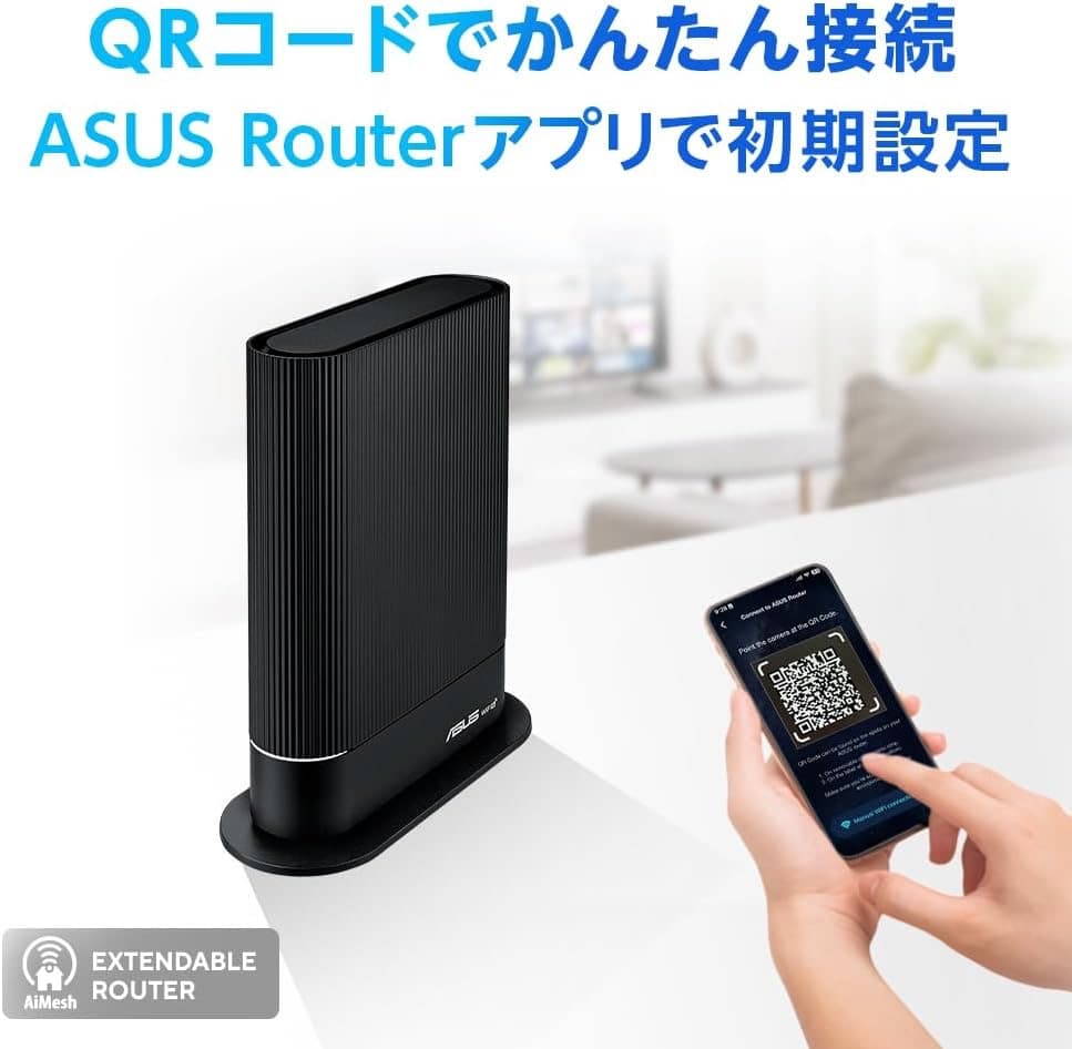 ASUS Wi-Fi6 ルーター RT-AX59U 4Gbps