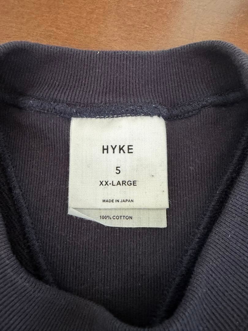 HYKE SWEAT SHIRT スウェット クルー