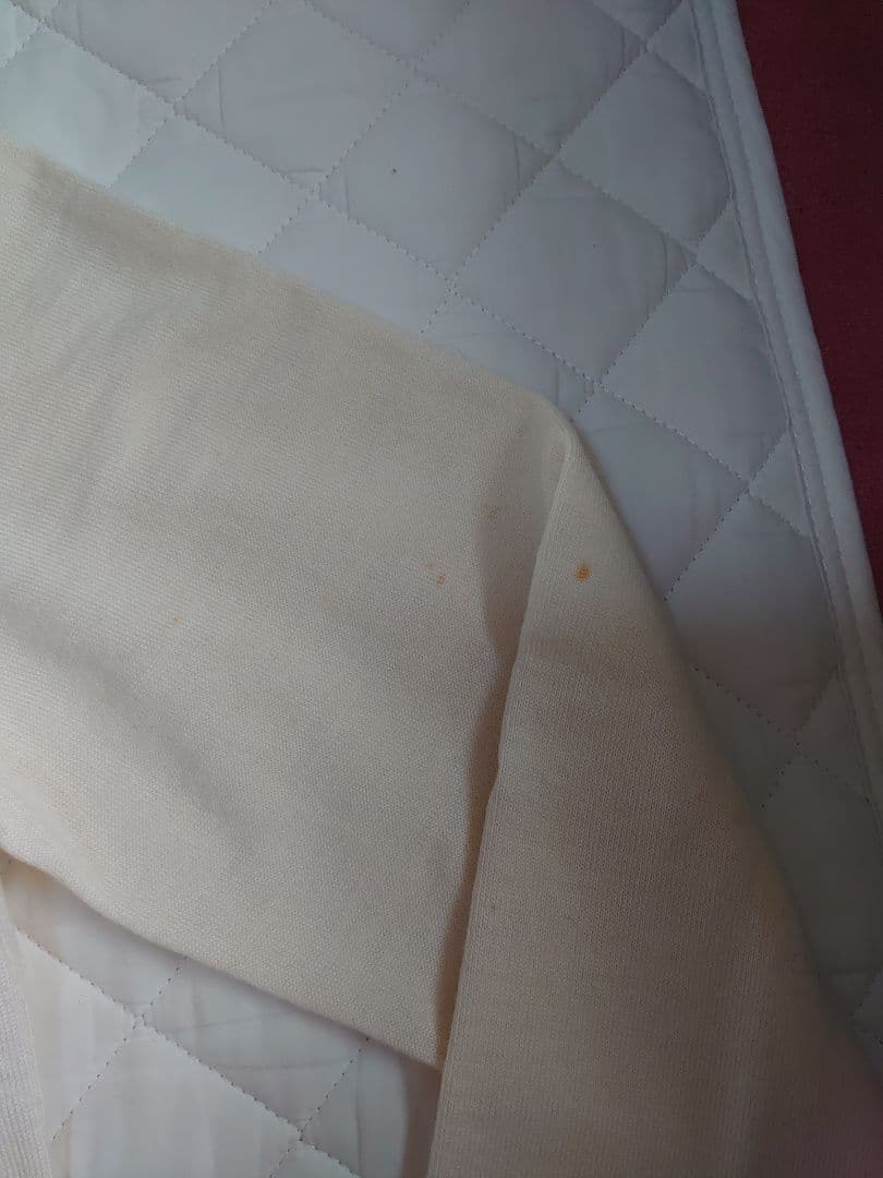 【訳あり】GUCCI bee アイボリー ストライプ Vネックセーター XL