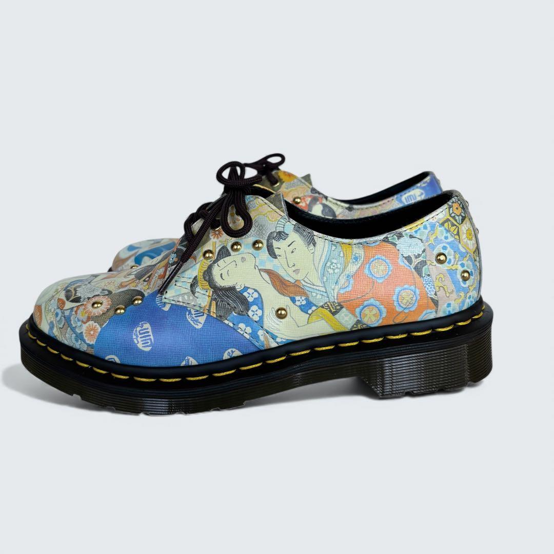 未使用級　ドクターマーチン　浮世絵 コラボ　JAPAN 3ホール　革靴