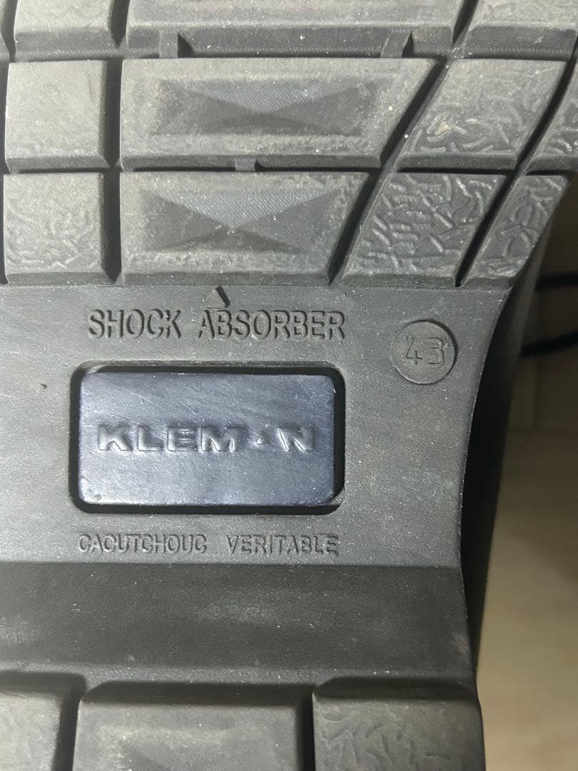 KLEMAN PADRE パドレ ブラック 43 チロリアン レザーシューズ