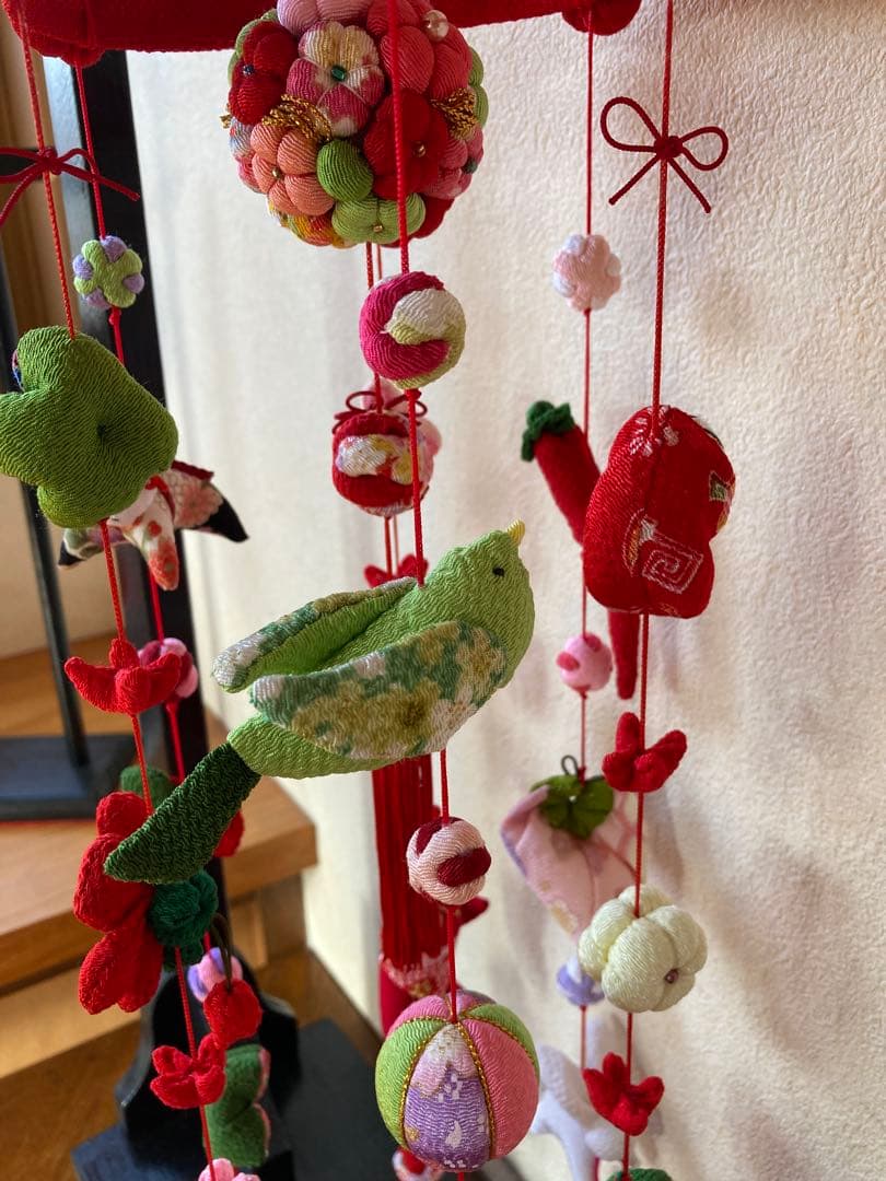 吊し雛　吊るし飾り　さげもん　初節句　縁起物　ちりめん細工