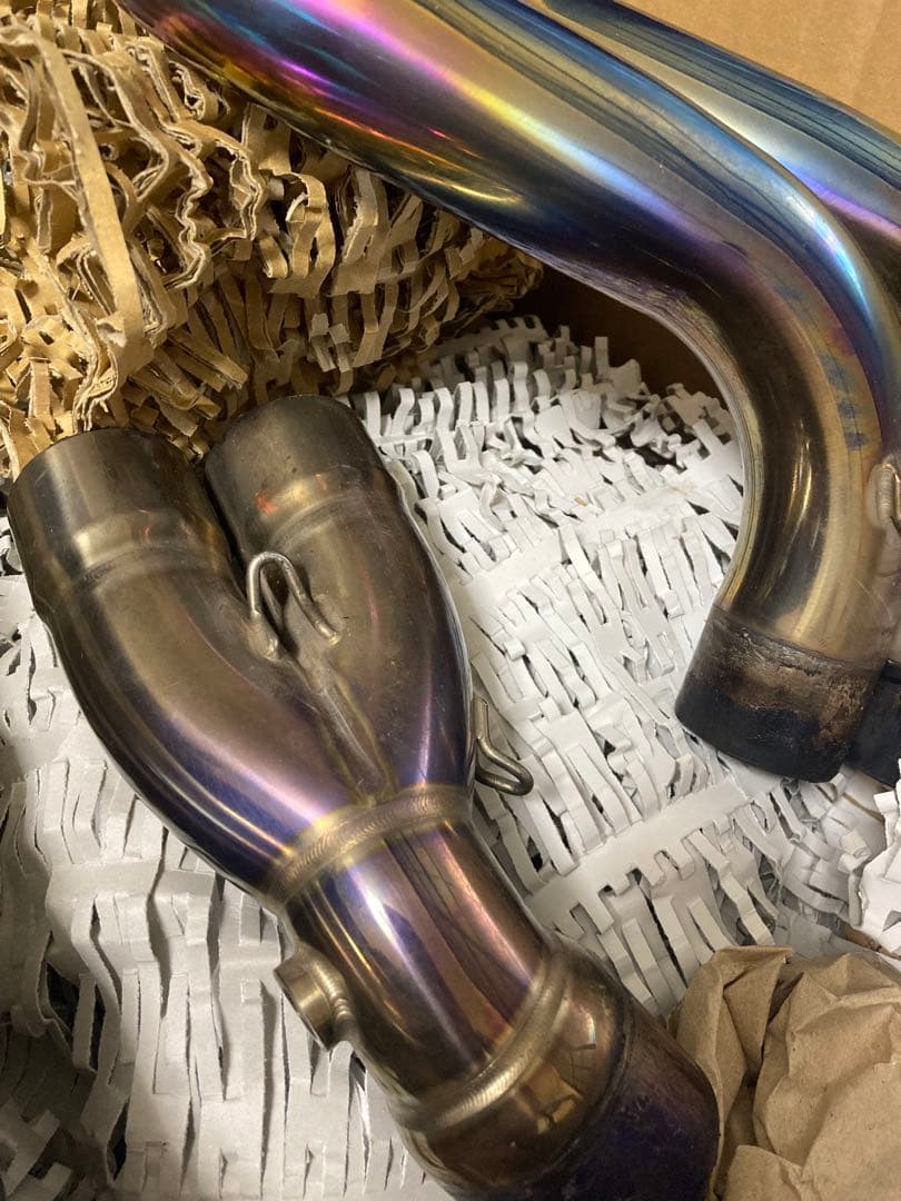 mt-07 フルエキチタンマフラー　リアルスペック　ガスレポ付属【ジャンク】