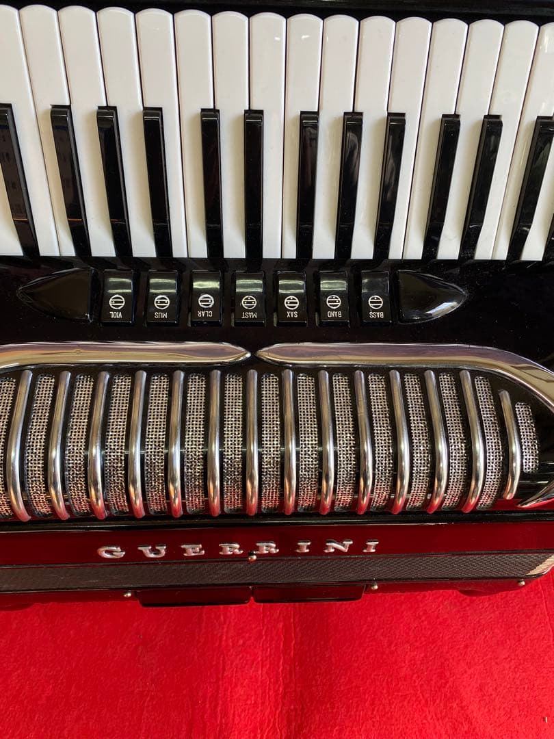 か*こ様 GHERRNI 41鍵軽量9.5kg赤蛇腹即演奏可能同じ型でも優れたリ