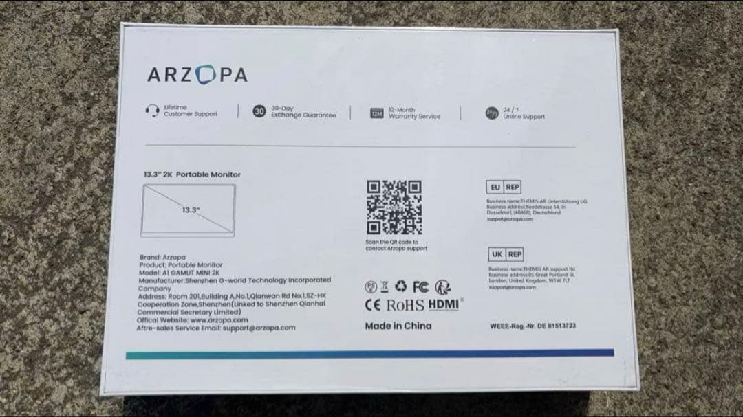 13.3インチ フルHD モバイルモニター