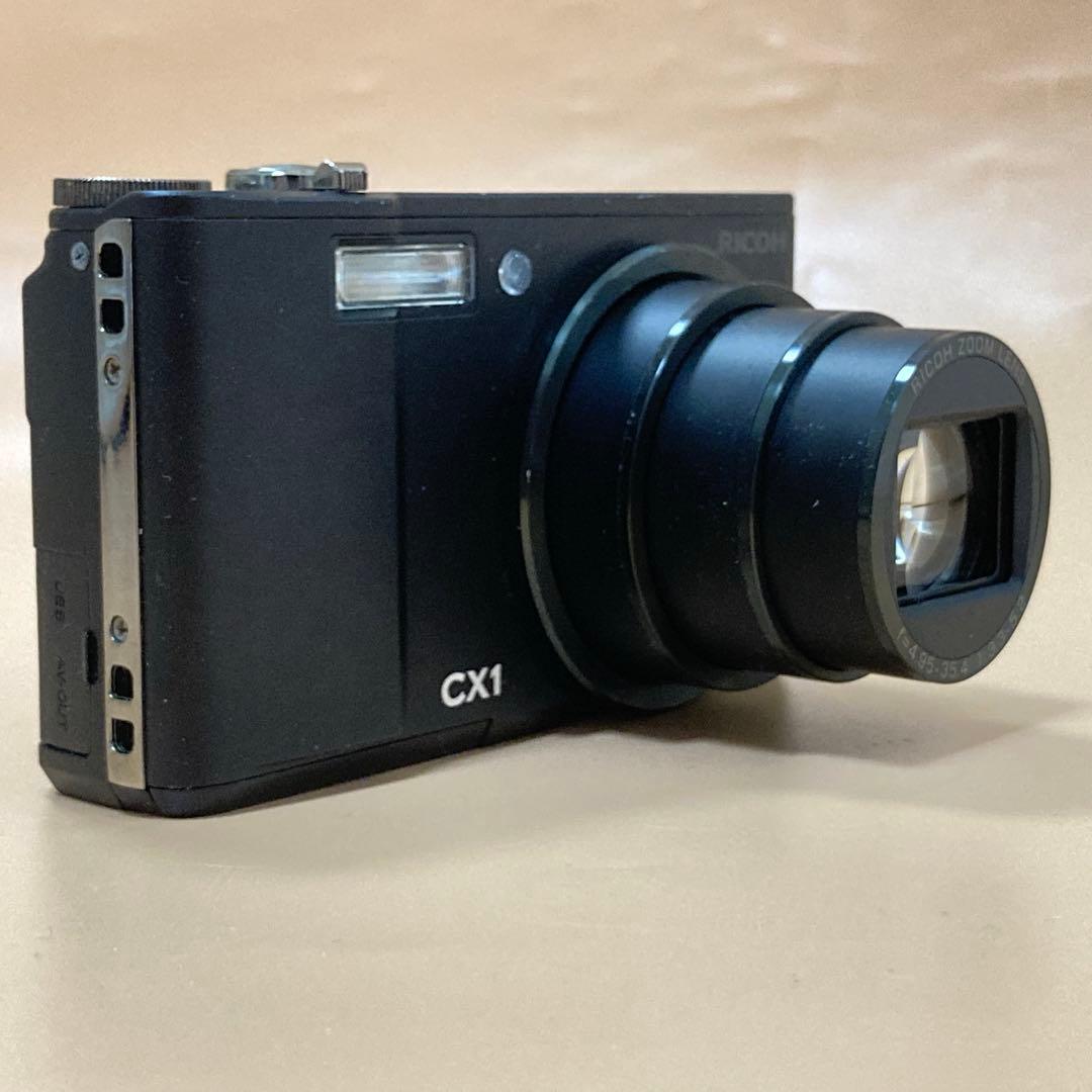●スマホ転送OK●RICOH CX1 ブラック色 SDカード付き
