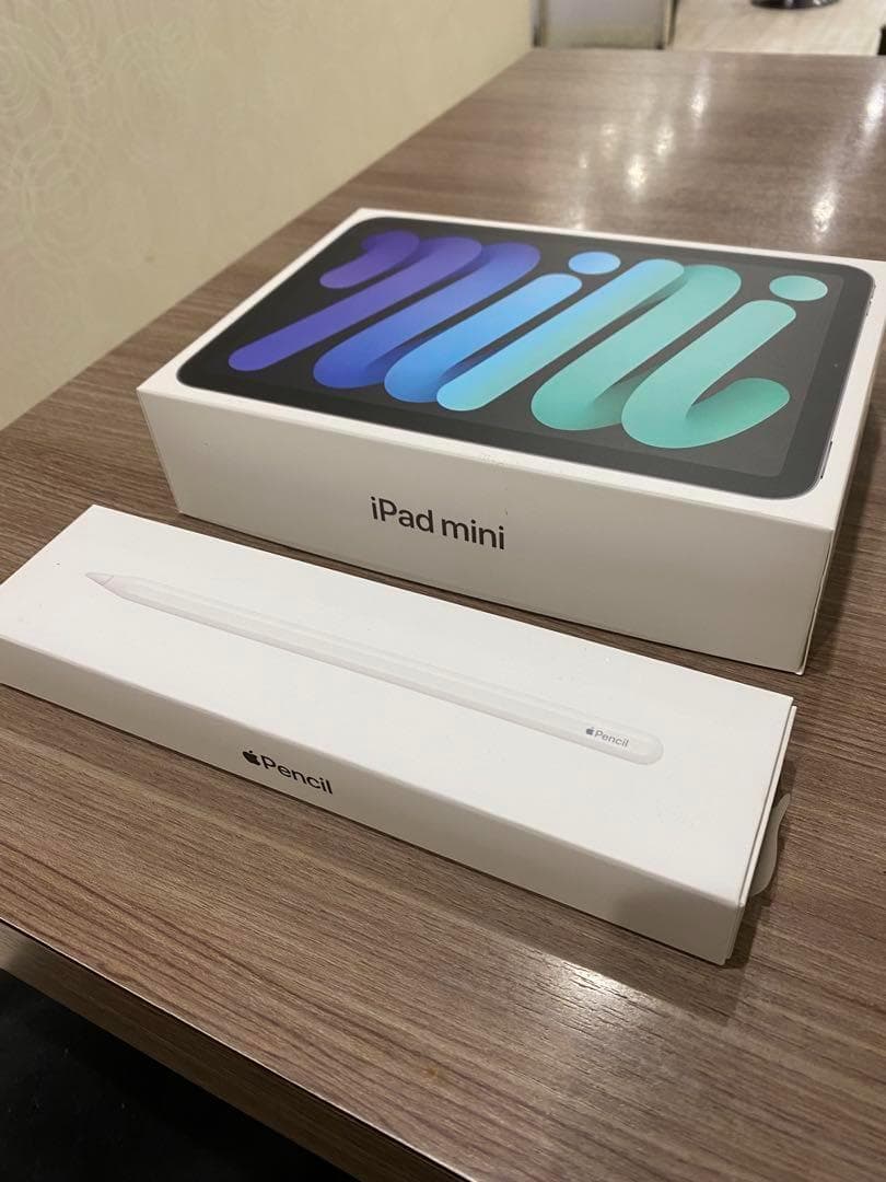 iPad mini 第6世代 スペースグレー , ★Apple Pencil付き