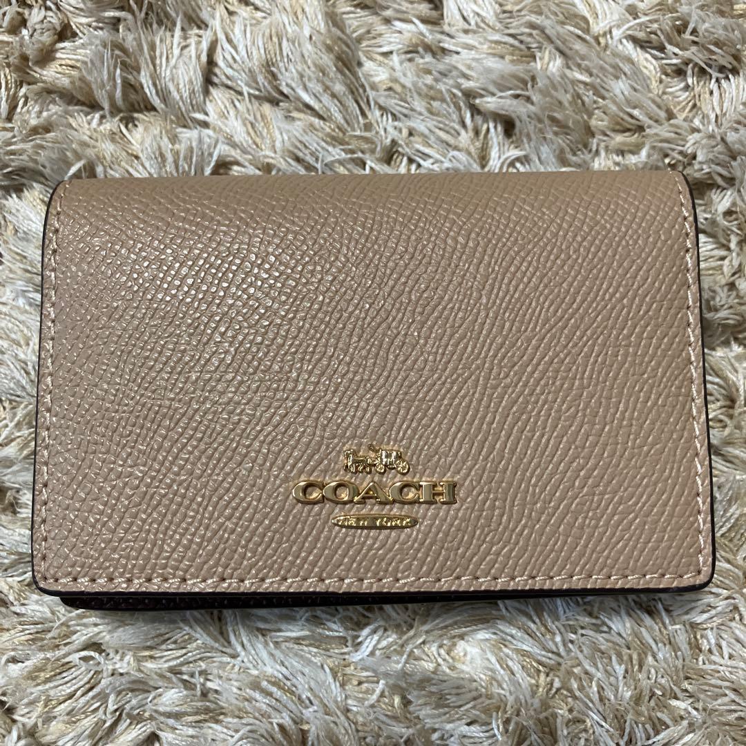 値下げ価格【新品未使用】COACH ビジネスカードケース
