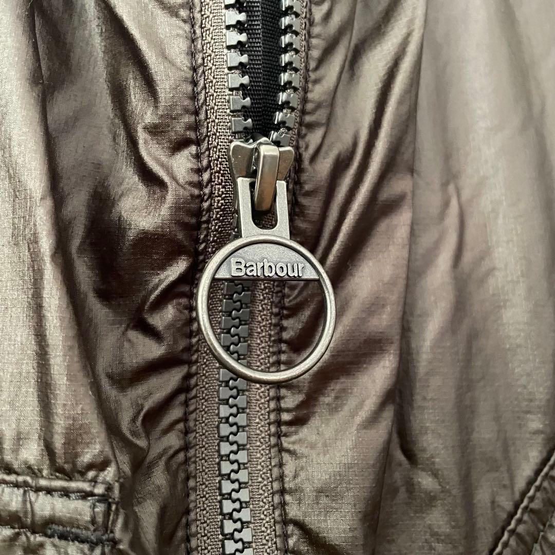 and wander×Barbour SHINY WIND HOODIE