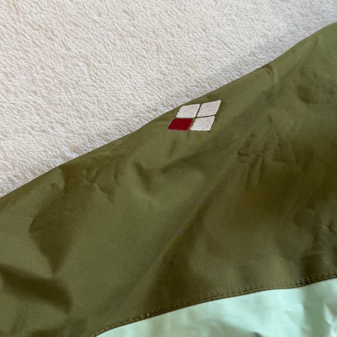 モンベル　シャルモパーカ　グリーン系　スタッフバッグ　スノボー　スキー　Mサイズ