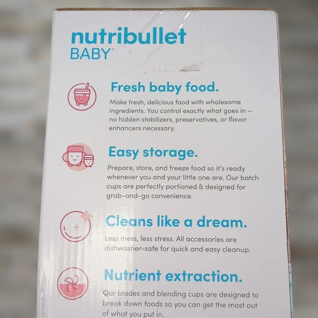 【未開封】nutribullet BABY 離乳食メーカー