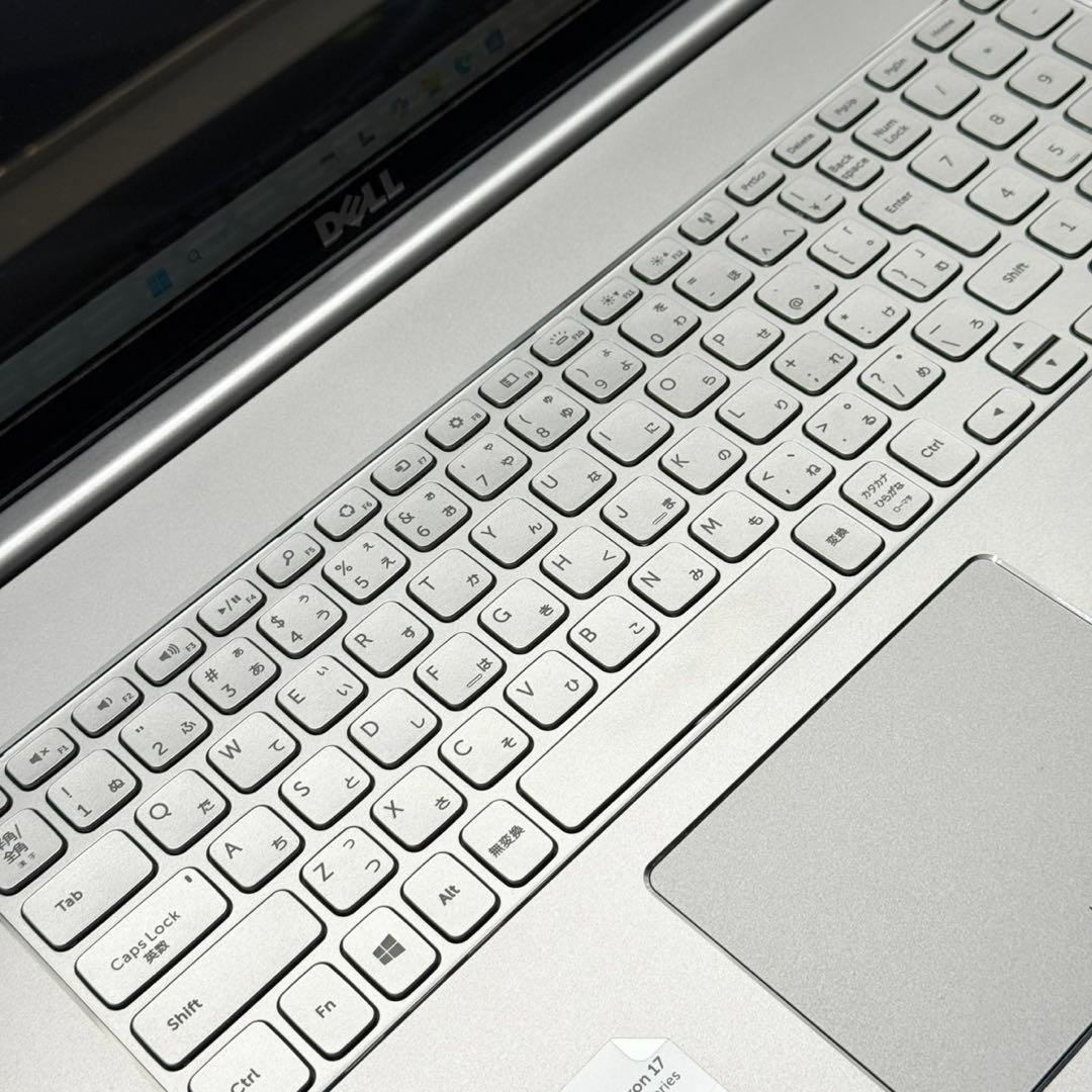 DELLノートパソコン 美品 i7 新品SSD1TB 大画面 タッチパネル 静音