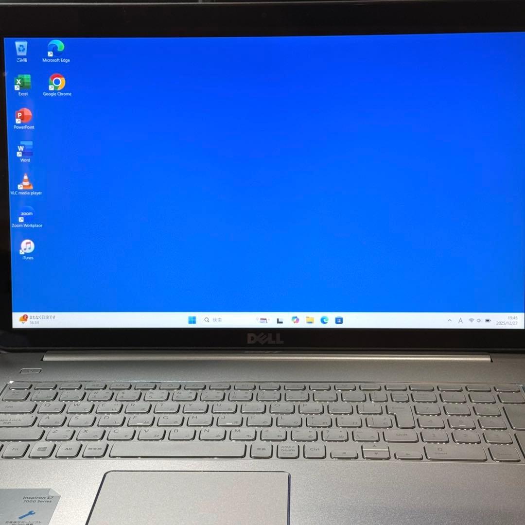 DELLノートパソコン 美品 i7 新品SSD1TB 大画面 タッチパネル 静音