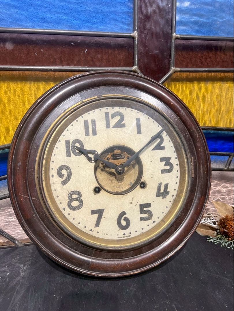 わ*ん様 ジャンク ボンボン時計 ゼンマイ欠品 昭和レトロ 当時物 インテリア