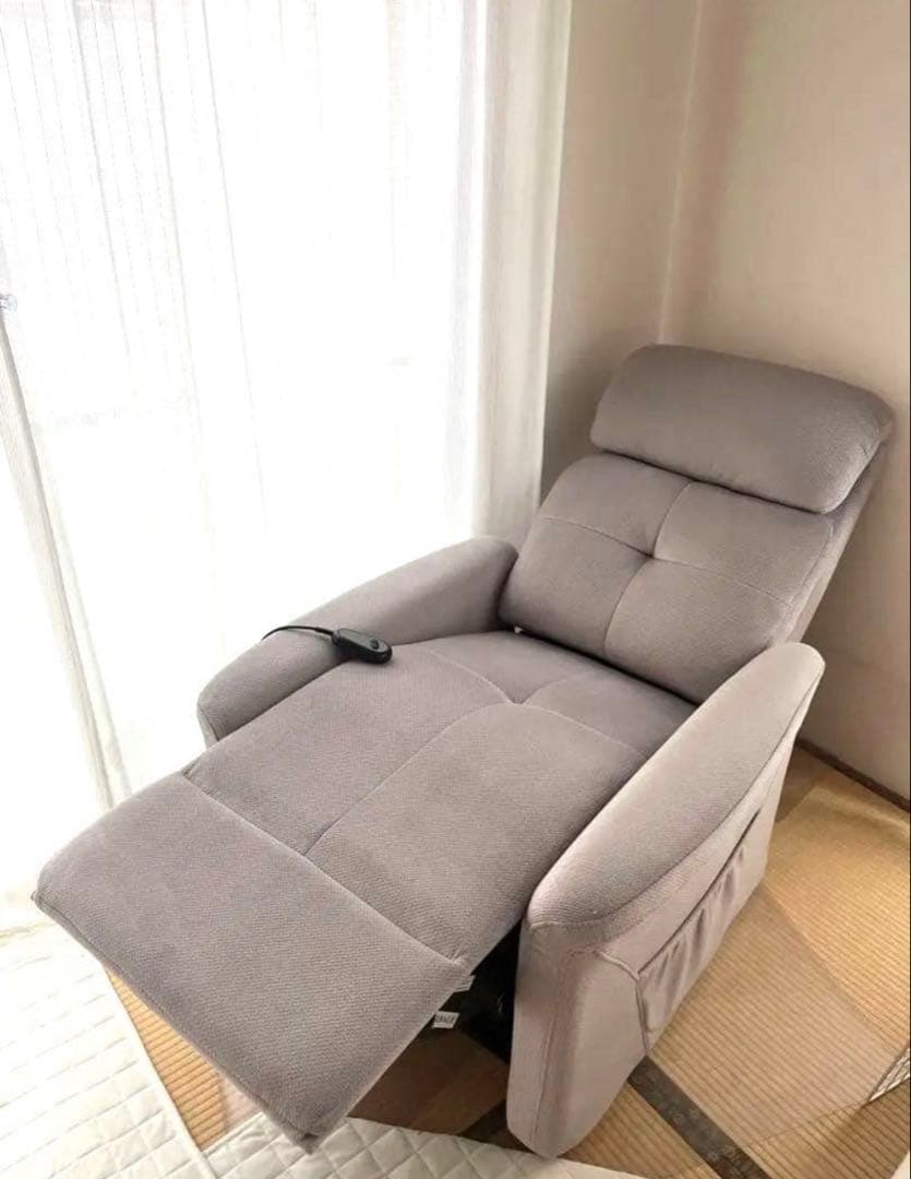 ニトリ　電動リクライニング　リクライニングチェア　1人掛けソファ　引き取り限定