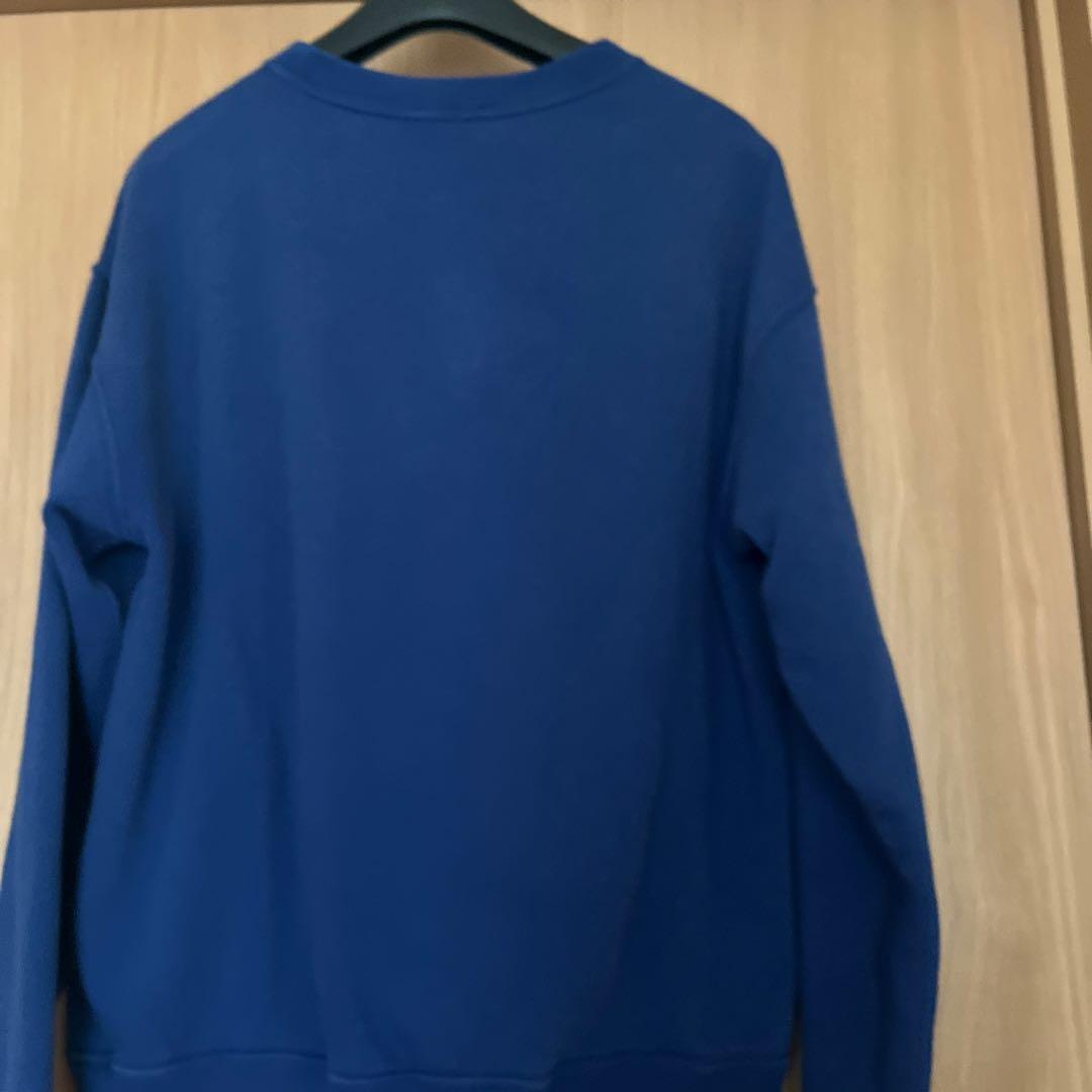 【備品】POLOネイビー ロゴ刺繍 クルーネック トレーナー