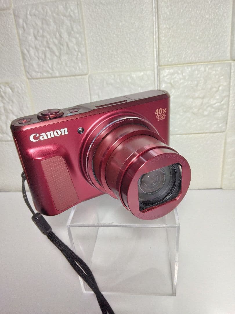 【美品】Canon PowerShot SX720 HS レッド　デジカメ40倍
