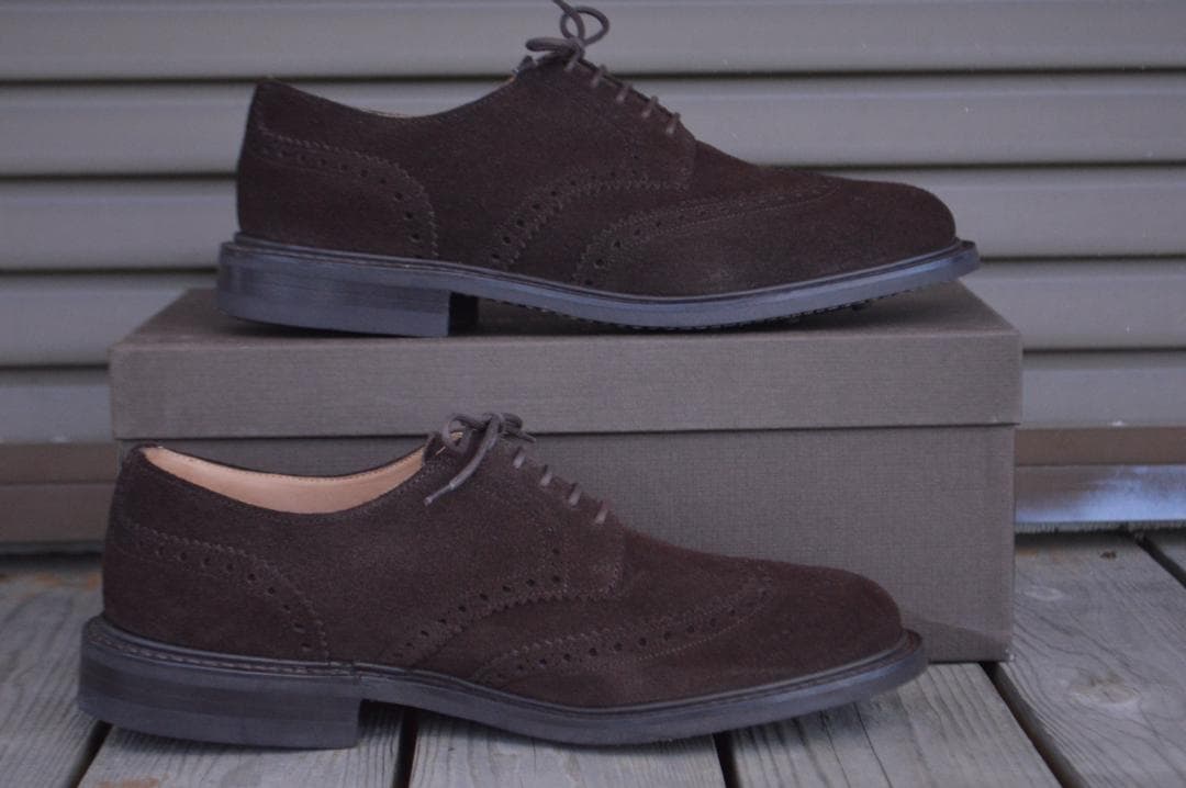 着用1回　CHURCH'S　NEWARK　65F　ダークブラウン　103ラスト