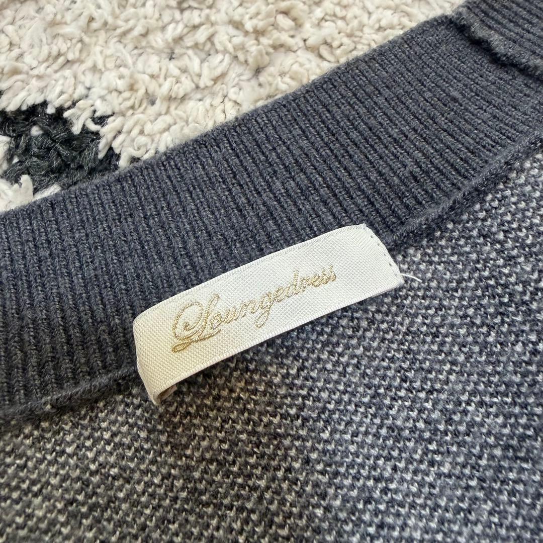 loungedress ラウンジドレス バックロゴカーディガン FREE
