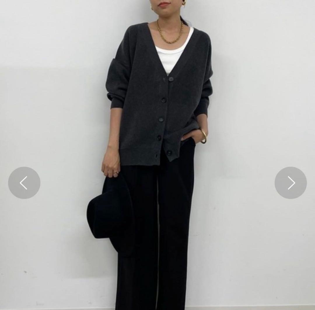 loungedress ラウンジドレス バックロゴカーディガン FREE