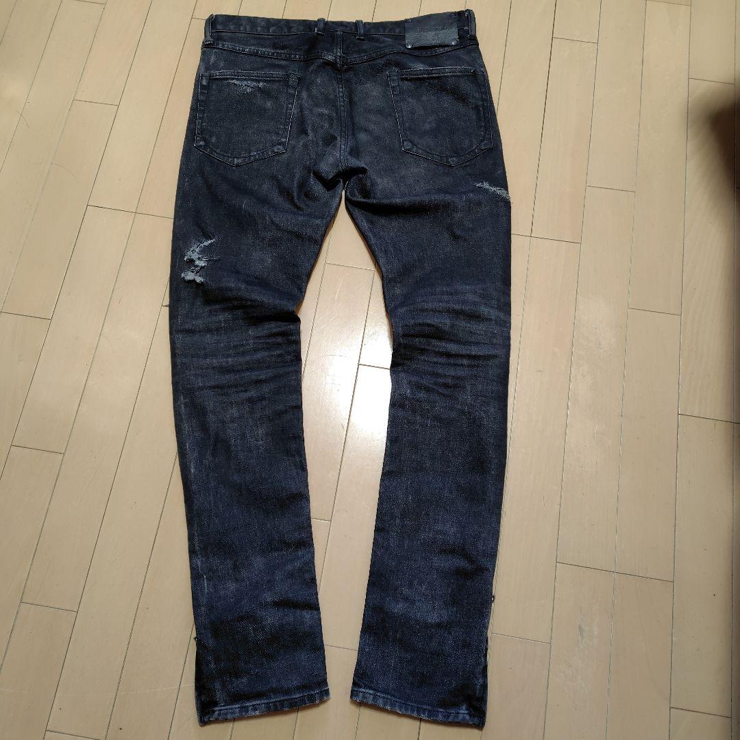 BACKLASH ISAMU KATAYAMA ホースレザー スキニーデニム