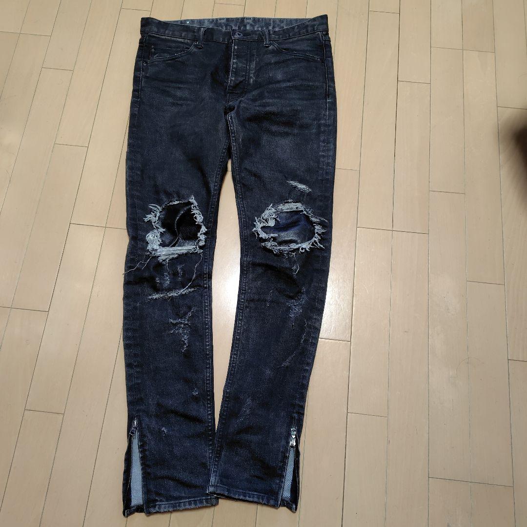 BACKLASH ISAMU KATAYAMA ホースレザー スキニーデニム