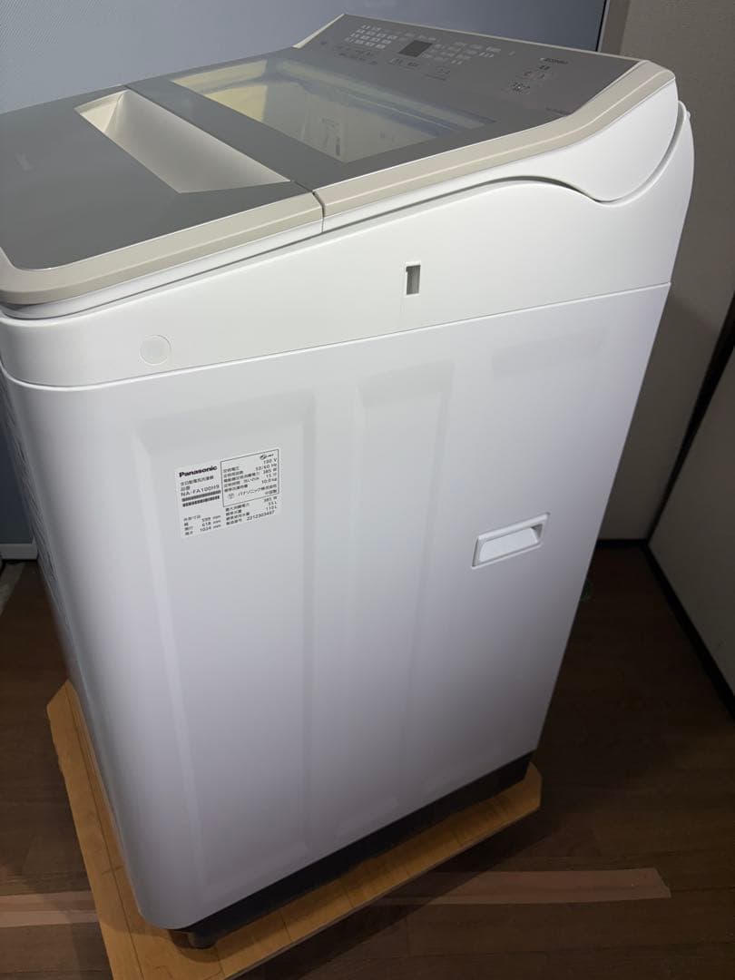 Panasonic洗濯機　10キロ　ふろ水ポンプ未使用品付　NA-FA100H9