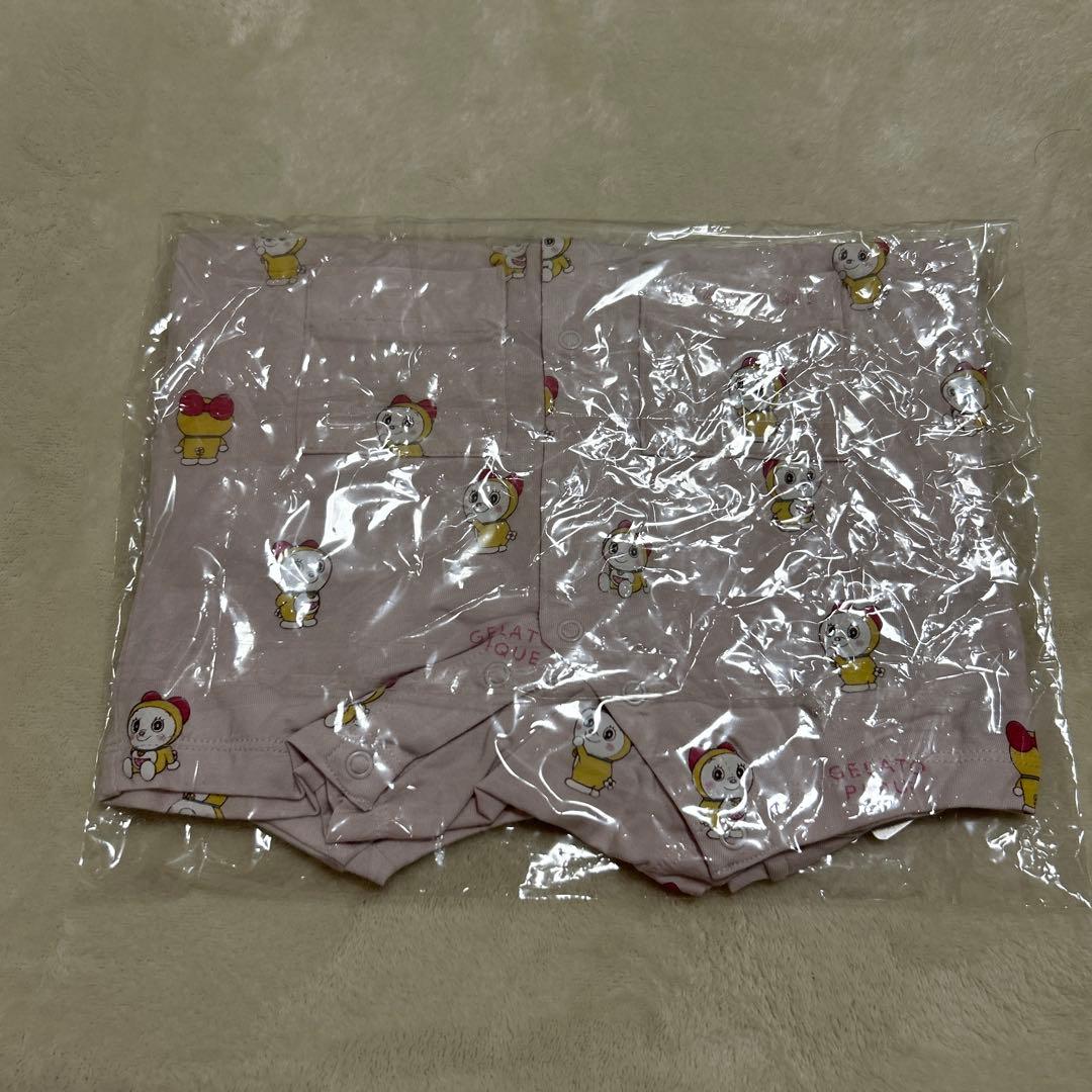 【新品・未使用】gelato pique ロンパース70＆スタイ ドラミちゃん