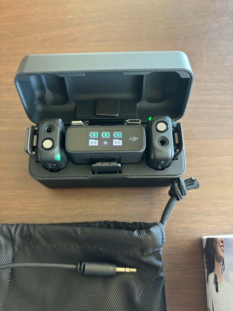 【美品】DJI MIC ワイヤレスマイクロフォン YouTube 録音